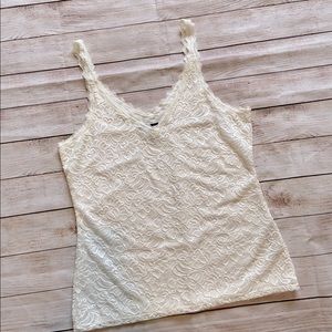 New - WHBM Lace Top